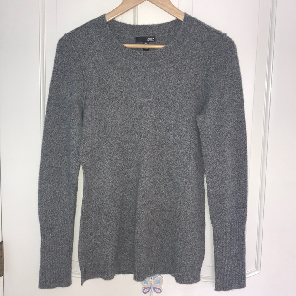 Aqua cashmere sweater